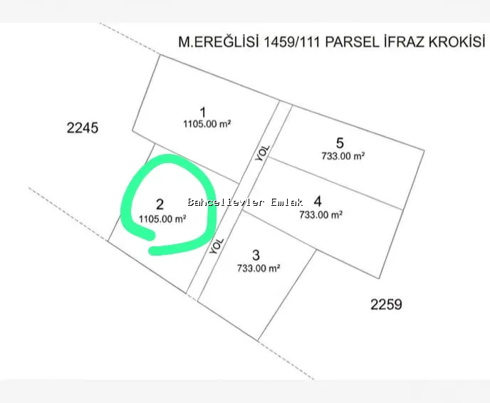 Marmara Ereğlisi Dereağzı’nda Villalar Arasında 1.105 M² Yatırım Fırsatı - Fotoğraf 6